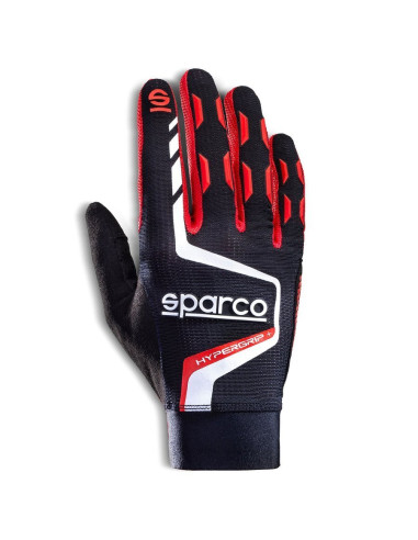 Sparco Hypergrip+ gaming, black/red gloves